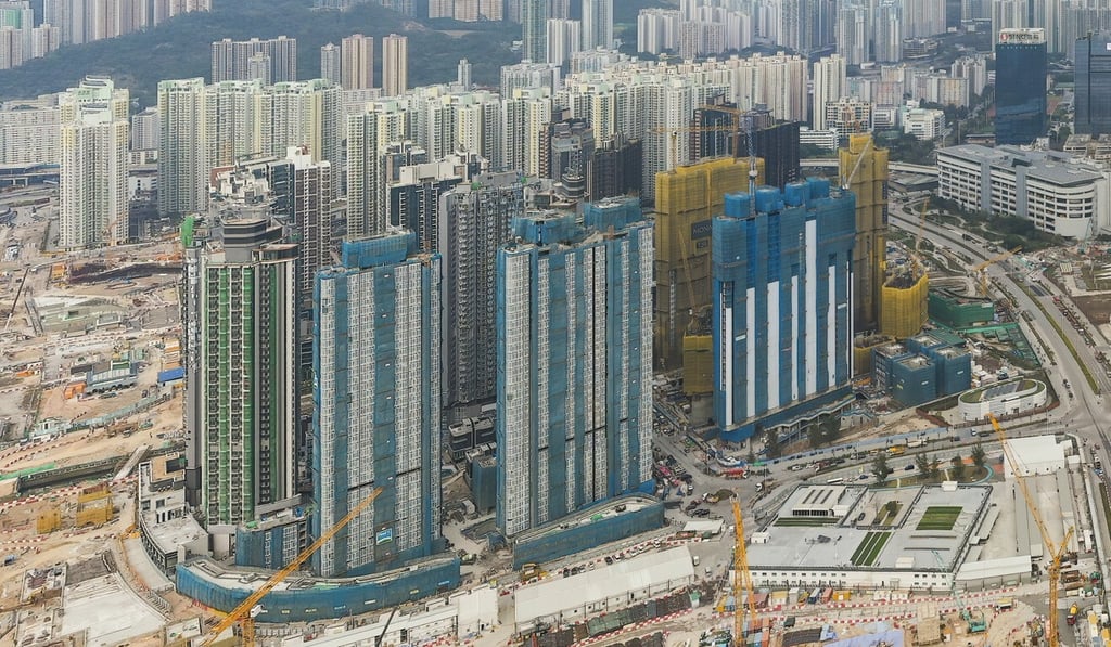 An aerial view of new property projects coming up in Kai Tak. Photo: Winson Wong An aerial view of new property projects coming up in Kai Tak. Photo: Winson Wong