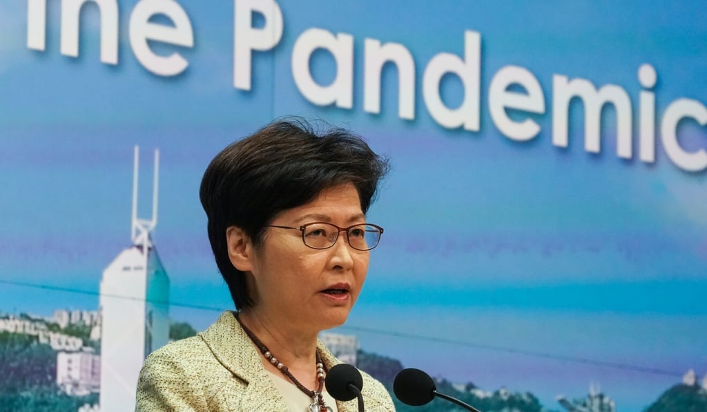Chief Executive Carrie Lam has withdrawn a controversial vaccination plan for the city’s domestic helper population. Photo: Felix Wong