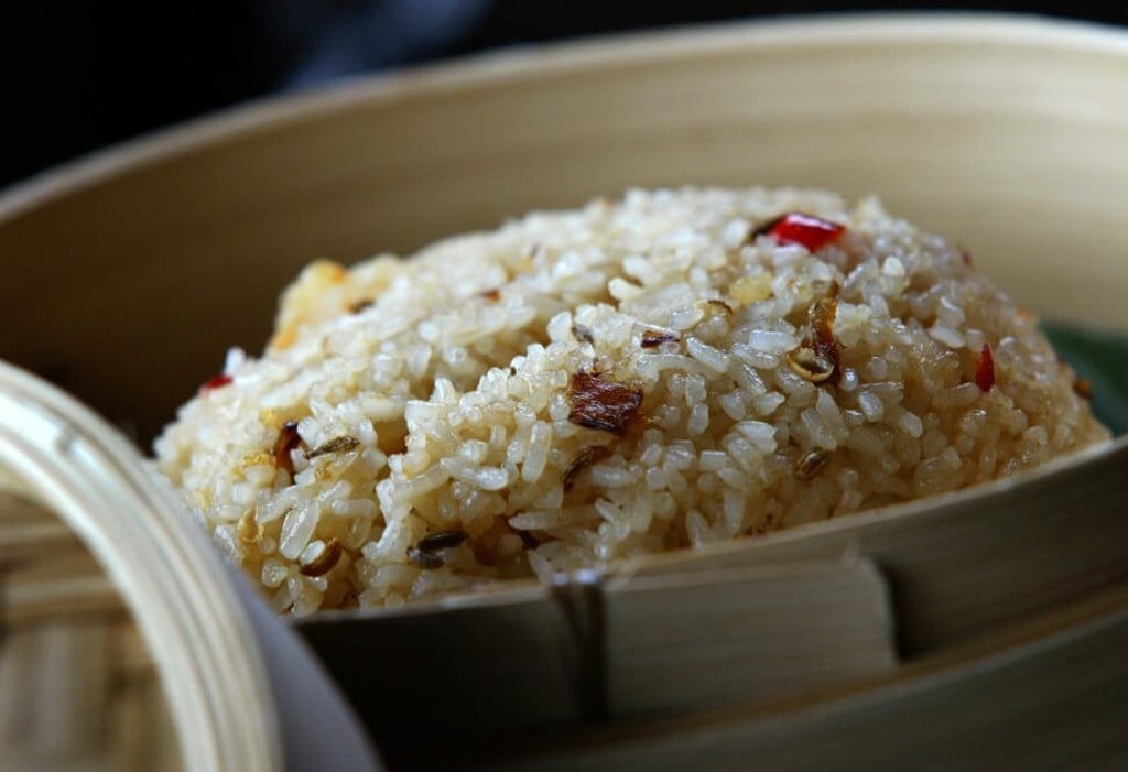 Fried rice with shrimp and fennel seed, Hutong style. Fried rice with shrimp and fennel seed, Hutong style.