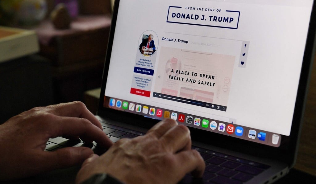 Donald Trump's new blog has a fairly low readership so far. Photo: AFP Donald Trump's new blog has a fairly low readership so far. Photo: AFP