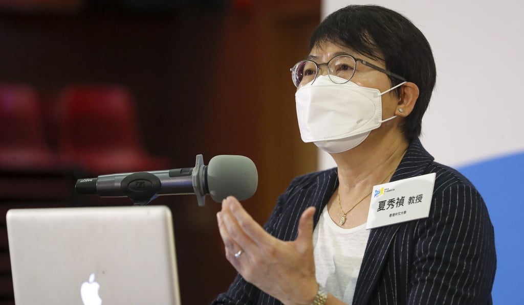 The survey was carried out by Chinese University Professor Amy Ha together with the Jockey Club. Photo: Edmond So The survey was carried out by Chinese University Professor Amy Ha together with the Jockey Club. Photo: Edmond So