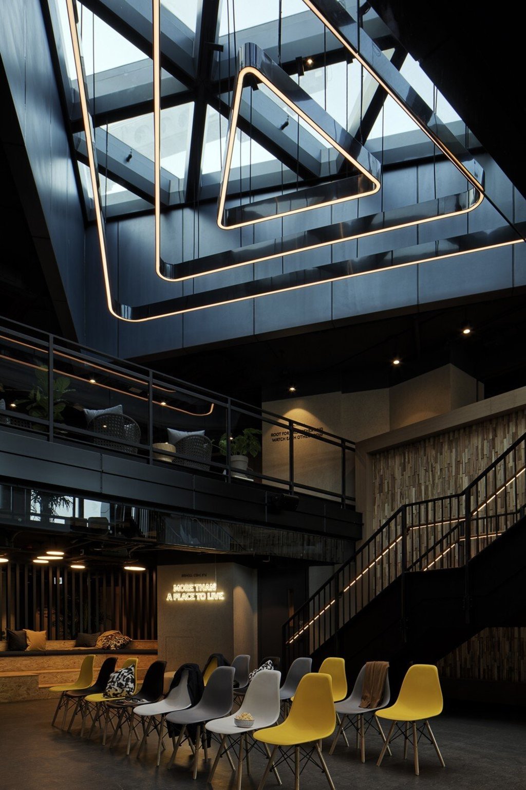 The 17-storey InnoCell encourages a flexible lifestyle by housing a variety of different communal spaces under one roof.