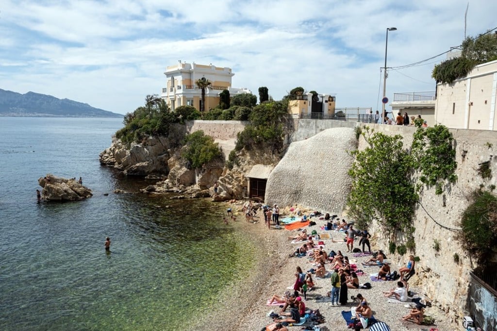 Maldorme beach in Marseilles, France. Photo: Bloomberg
