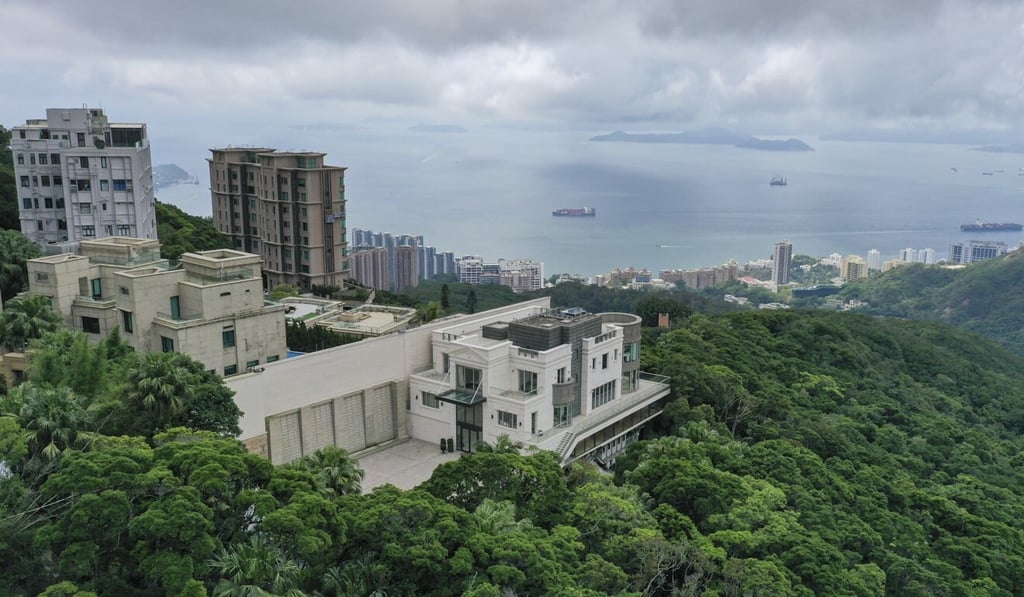 73 Mount Kellett Road on The Peak has sweeping views of Victoria Harbour. Photo: Sam Tsang