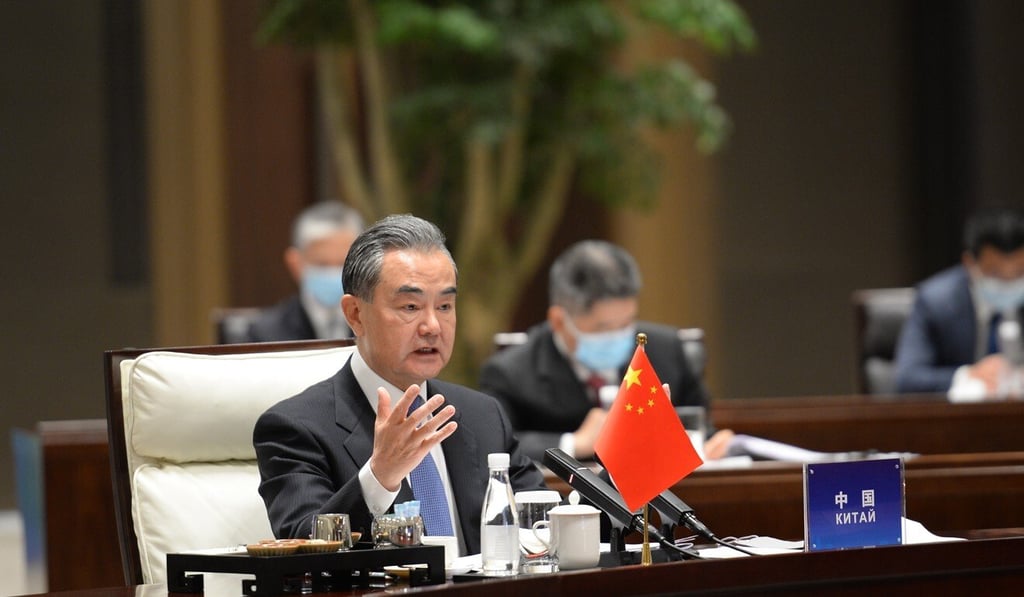 Foreign Minister Wang Yi meets his Central Asian counterparts in Xian on Wednesday. Photo: Xinhua Foreign Minister Wang Yi meets his Central Asian counterparts in Xian on Wednesday. Photo: Xinhua