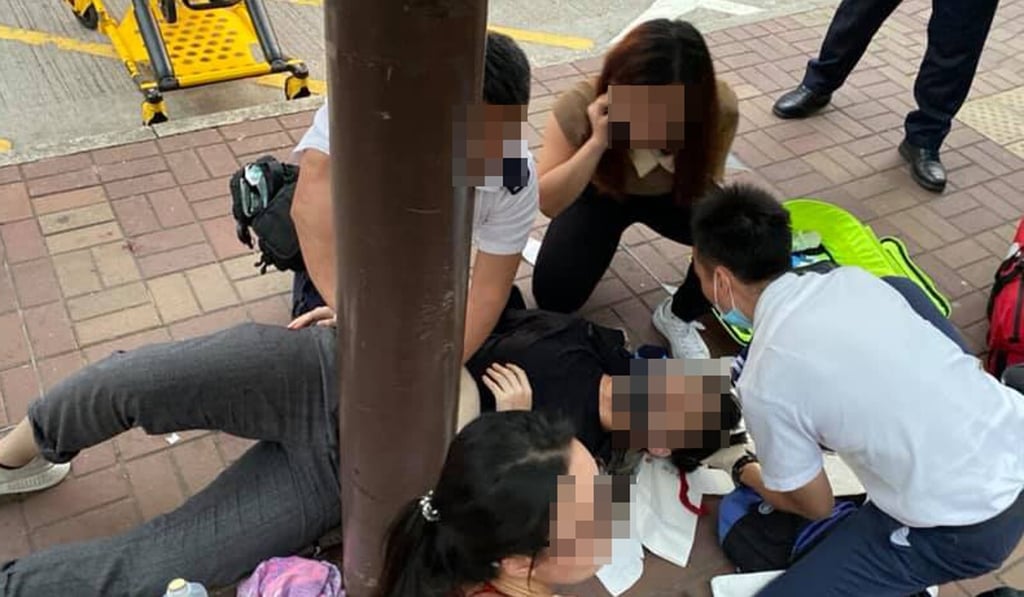 The attack left the 19-year-old student with his bowels exposed. Photo: Facebook. The attack left the 19-year-old student with his bowels exposed. Photo: Facebook.