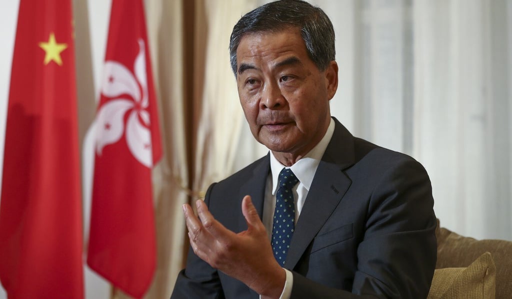 Former Hong Kong chief executive Leung Chun-ying. Photo: Nora Tam Former Hong Kong chief executive Leung Chun-ying. Photo: Nora Tam