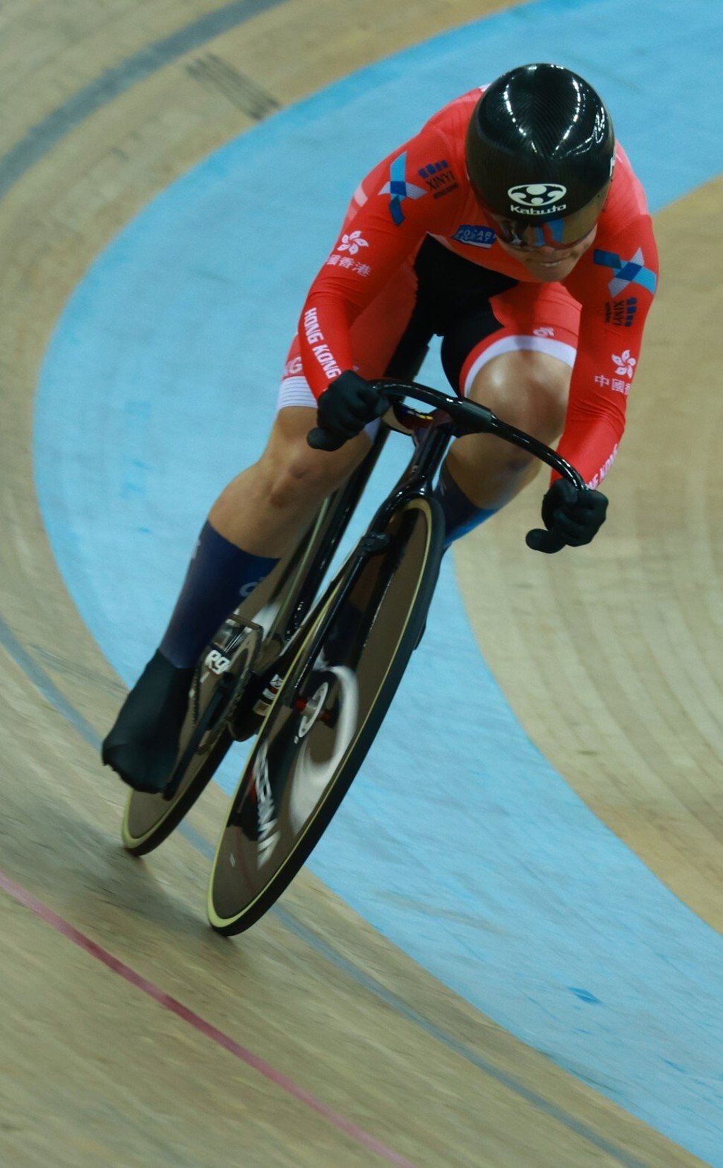 Hong Kong speed cyclist Jessica Lee Hoi-yan in the women's 500m time trial final at the UCI Track Cycling Nations Cup at the Hong Kong Velodrome in Tseung Kwan O. Photo: SCMP / May Tse Hong Kong speed cyclist Jessica Lee Hoi-yan in the women's 500m time trial final at the UCI Track Cycling Nations Cup at the Hong Kong Velodrome in Tseung Kwan O. Photo: SCMP / May Tse