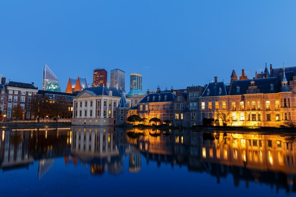 The Hague’s Mauritshuis art museum (centre left). Photo: Shutterstock