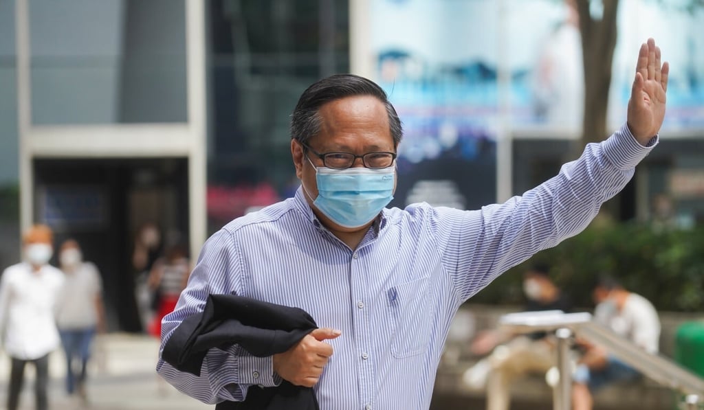 Albert Ho of Hong Kong’s Democratic Party arrives at his court hearing on Tuesday. Photo: Winson Wong