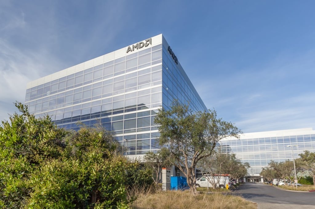 Semiconductor company Advanced Micro Devices, headquartered in Santa Clara, California, unveiled a US$4 billion stock buy-back plan on May 19, 2021. Photo: Shutterstock