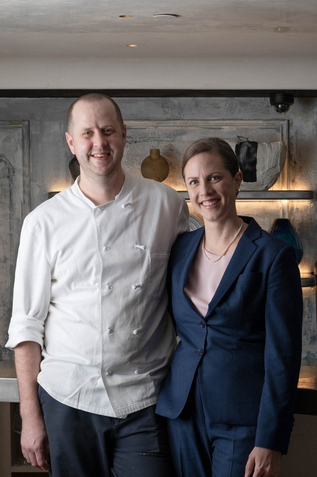 Matthew and Lauren Kirkley at Belon.