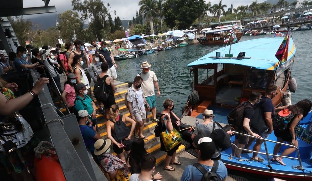 You can get the boat from Sai Kung Pier, either by turning up or booking ahead. Photo: Jonathan Wong You can get the boat from Sai Kung Pier, either by turning up or booking ahead. Photo: Jonathan Wong