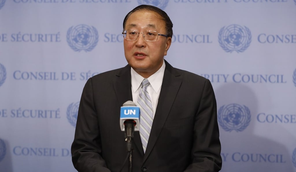 “We should protect the nature and ecological environment like we protect our eyes,” Zhang Jun, China’s permanent representative to the United Nations, said. Photo: Xinhua “We should protect the nature and ecological environment like we protect our eyes,” Zhang Jun, China’s permanent representative to the United Nations, said. Photo: Xinhua