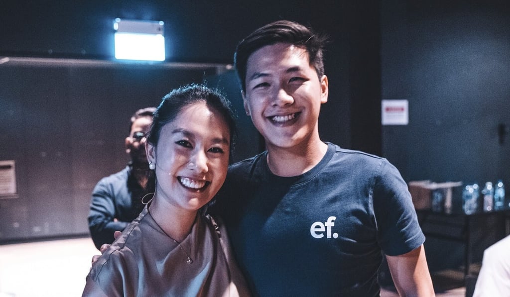 Founders of Neurum Health, Megan Lam and Caleb Chiu, come from neuroscience and software engineering backgrounds. Photo: SCMP Handout Founders of Neurum Health, Megan Lam and Caleb Chiu, come from neuroscience and software engineering backgrounds. Photo: SCMP Handout