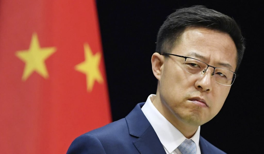 Foreign ministry spokesman Zhao Lijian suggested a biomedical research lab at the Fort Detrick military base be investigated. Photo: Kyodo