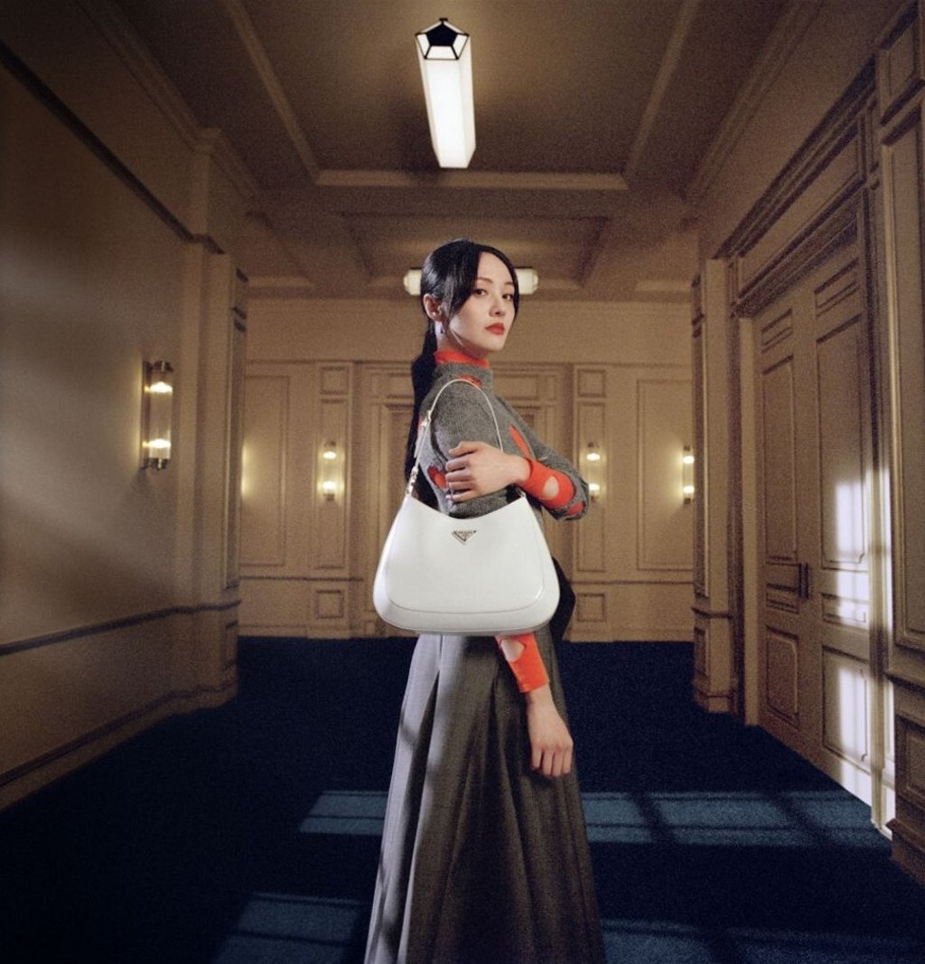 Zheng Shuang, seen here in an advert for luxury brand Prada, has fallen from public favour after her massive salary for a TV show was revealed. Photo: Prada Zheng Shuang, seen here in an advert for luxury brand Prada, has fallen from public favour after her massive salary for a TV show was revealed. Photo: Prada