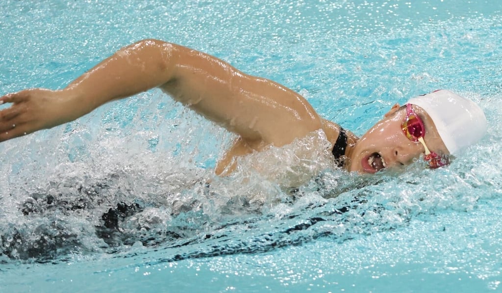 Ho Nam-wai on her way to victory in the women’s 200m freestyle.