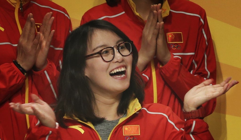 Chinese Olympic bronze medallist Fu Yuanhui attends “A Date with Mainland Olympians” at Queen Elizabeth Stadium in Wan Chai, Hong Kong, in 2016. Photo: SCMP