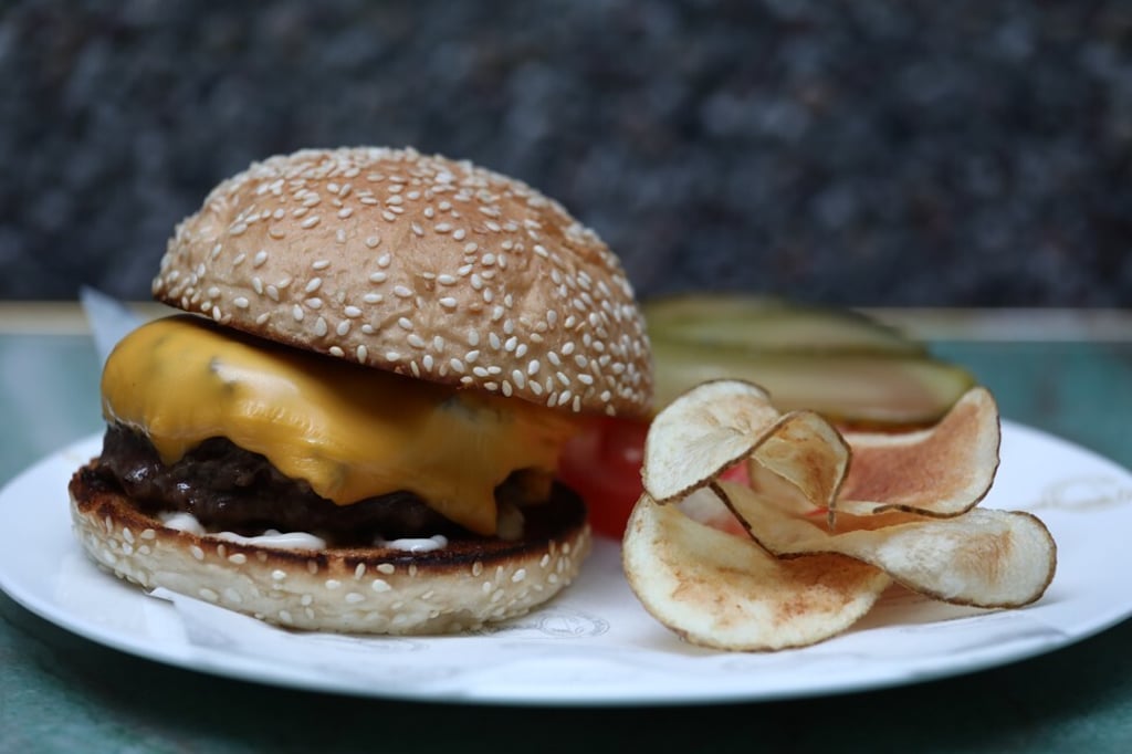The Diplomat Burger served at The Diplomat. Photo: Jonathan Wong