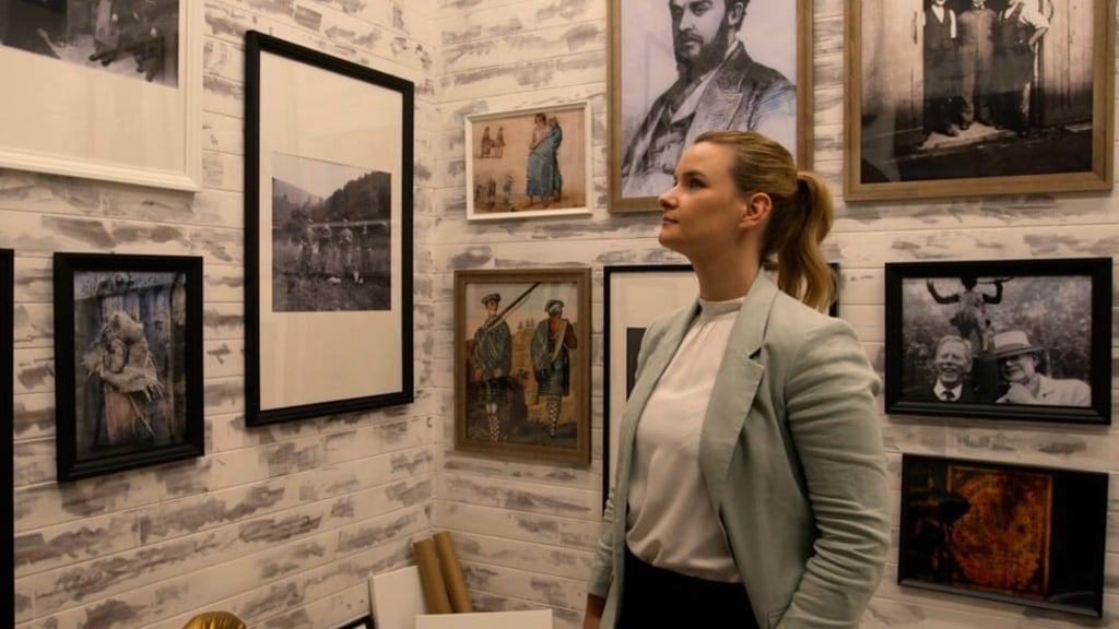 Patricia Byott, brand ambassador of The Macallan in Hong Kong and Macau, visits the Anecdotes of Ages interactive experience at K11 MUSEA in Hong Kong.