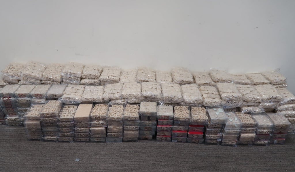 A haul of bird’s nest seized in the Friday morning raid. Photo: Handout A haul of bird’s nest seized in the Friday morning raid. Photo: Handout