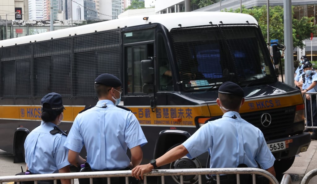Tong Ying-kit arrives at the High Court on Monday. Photo: K. Y. Cheng