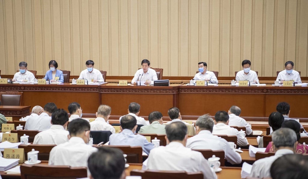 The National People's Congress Standing Committee is holding a four-day meeting in Beijing. Photo: Xinhua