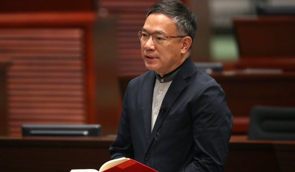 Lawmaker Paul Tse, chairman of Legco’s Committee on Rules of Procedure. Photo: Edward Wong