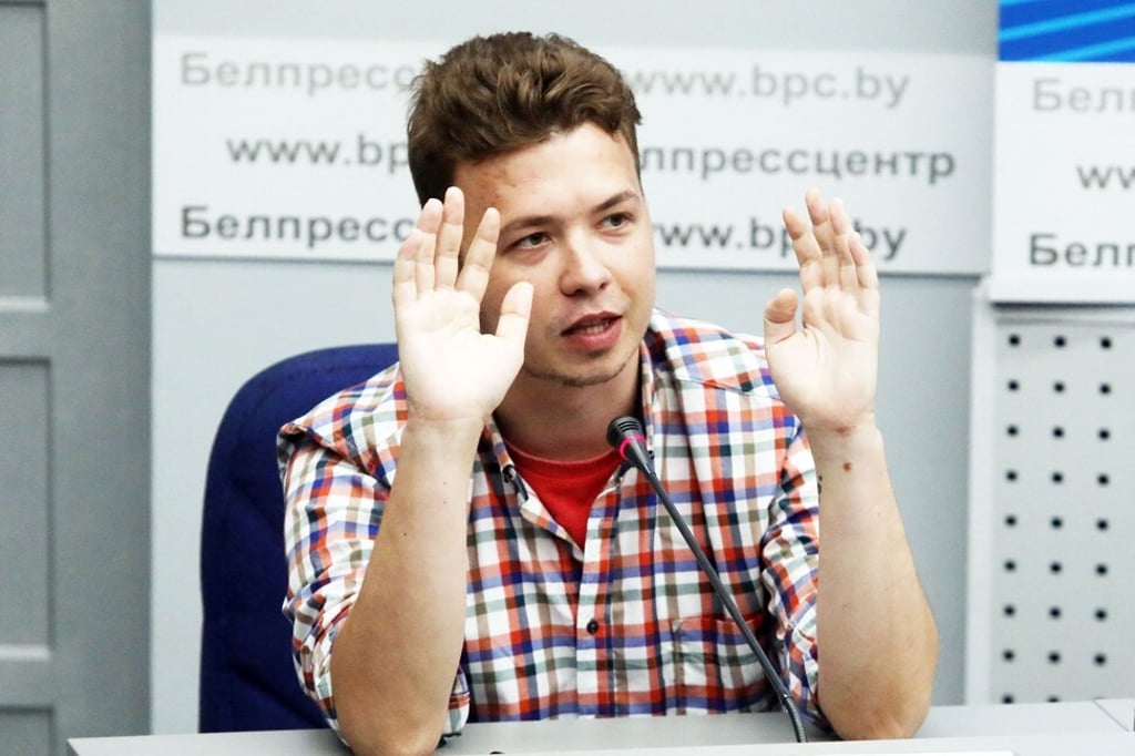 Belarus activist Roman Protasevich. Photo: AFP