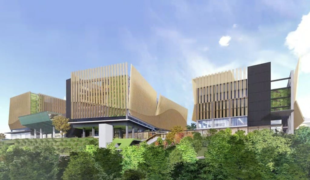 An artist’s impression of the Chinese Medicine Hospital. Photo: Handout