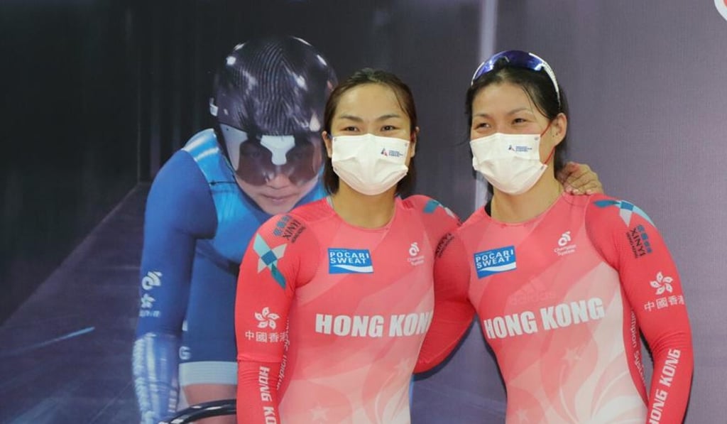 Top rider Sarah Lee Wai-sze (left) and Jessica Lee Hoi-yan will take part in the China National Games upon their return from the Olympic Games in Tokyo. Photo: Chan Kin-wa