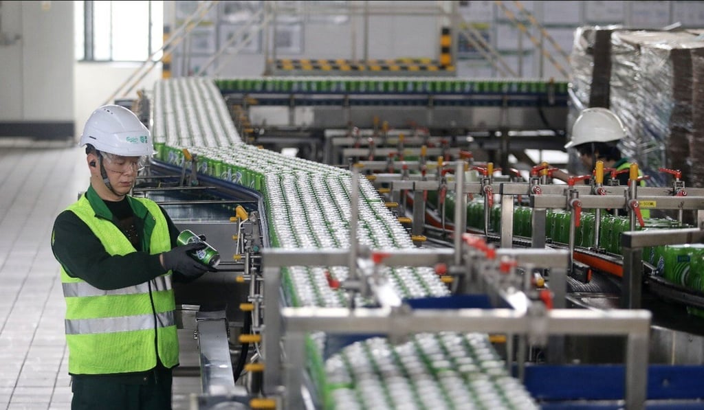 A Carlsberg factory in China. Photo: Weibo