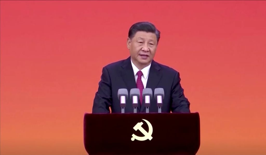 President Xi Jinping urged the party’s rank and file to learn from the award recipients. Photo: CCTV via Reuters President Xi Jinping urged the party’s rank and file to learn from the award recipients. Photo: CCTV via Reuters