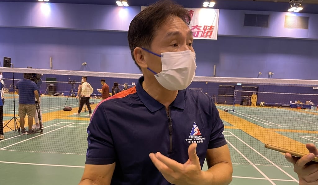 Badminton head coach Tim He. Photo: Chan Kin-wa