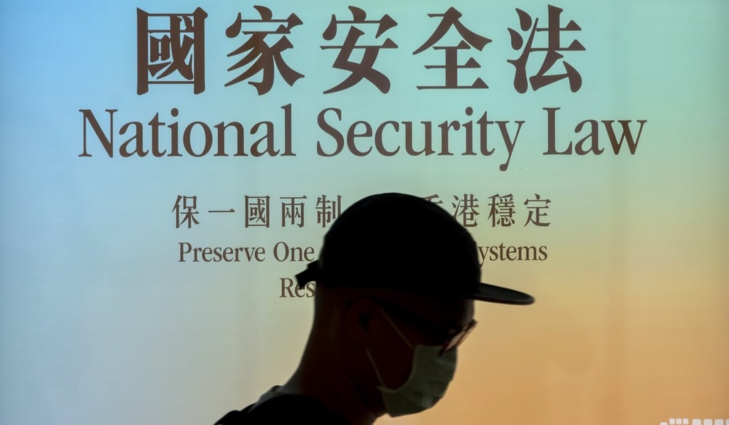 The national security law came into force on June 30 last year. Photo: Bloomberg The national security law came into force on June 30 last year. Photo: Bloomberg
