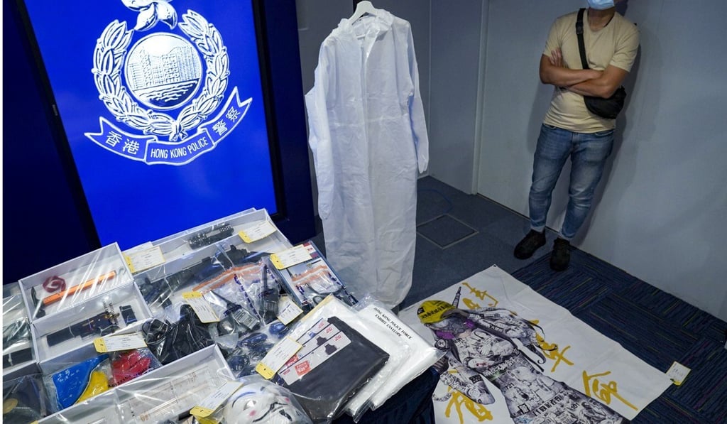 Police said the pro-independence group Returning Valiant was behind the alleged bomb plot. Photo: Sam Tsang