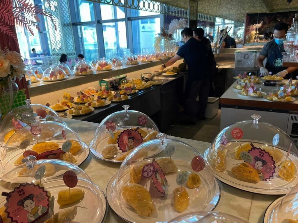 The durian buffet at Pier 1929. Photo: Chow Chung-yan