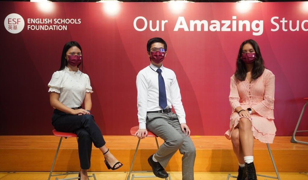 Emma Chow (left), Royce Leung and Maria Ho are among the ESF’s 46 perfect scorers in this year’s IB exams. Photo: Winson Wong Emma Chow (left), Royce Leung and Maria Ho are among the ESF’s 46 perfect scorers in this year’s IB exams. Photo: Winson Wong