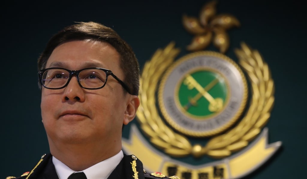 Hermes Tang, commissioner of customs and excise. Photo: Dickson Lee Hermes Tang, commissioner of customs and excise. Photo: Dickson Lee