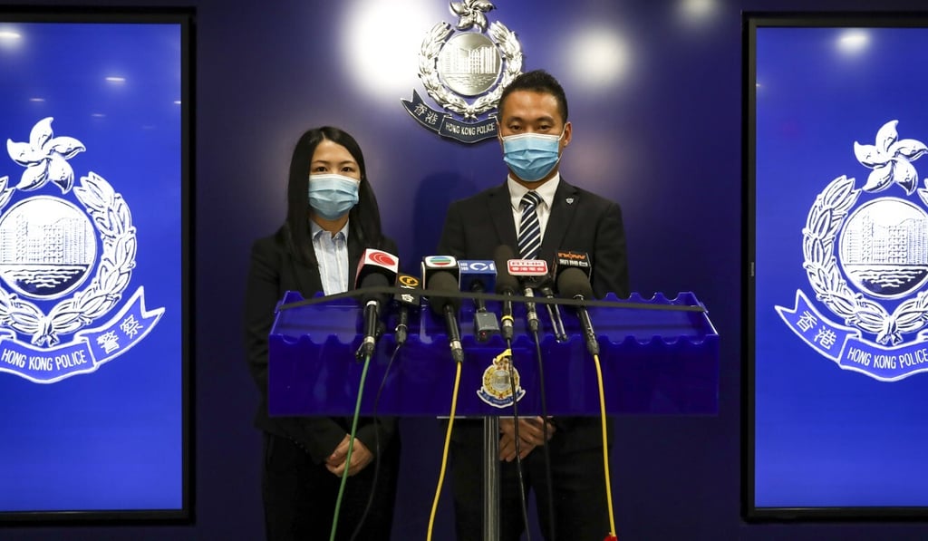 Chief Inspector Cheung Siu-lok (right) did not rule out the possibility of further arrests. Photo: Jonathan Wong