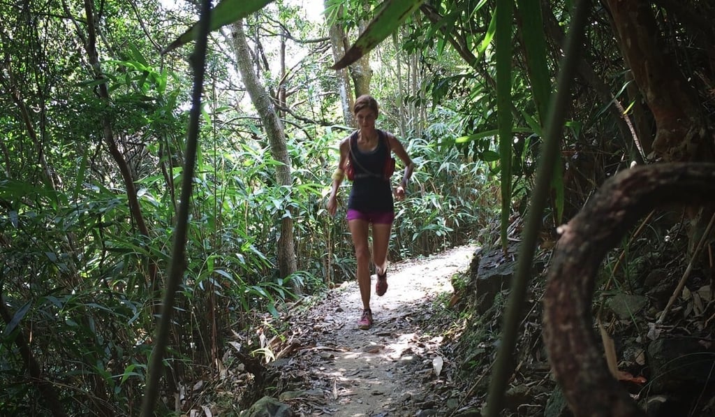 Hong Kong trail runner Anik Tremblay, on the Hong Kong Trail, said there are lots of shaded hikes in the city, you just have to know where to go. Photo: Handout Hong Kong trail runner Anik Tremblay, on the Hong Kong Trail, said there are lots of shaded hikes in the city, you just have to know where to go. Photo: Handout