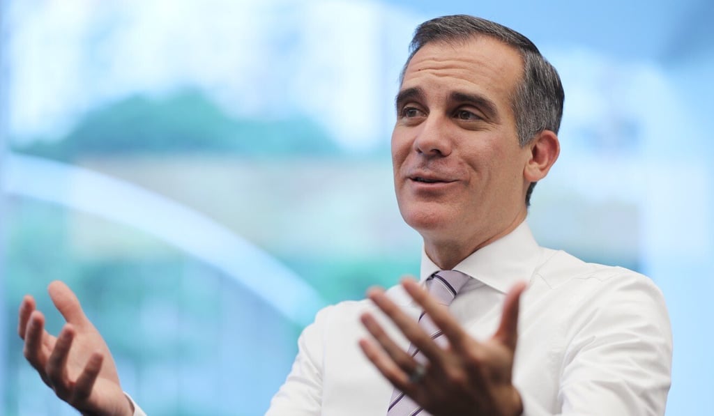 Eric Garcetti, mayor of Los Angeles, during a visit to Hong Kong in 2018. Photo: Edward Wong