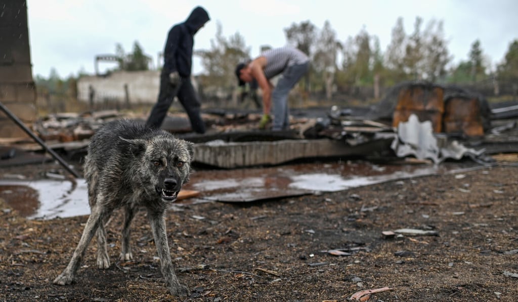 The aftermath of a fire last week in Russia’s central Chelyabinsk region. Photo: Reuters The aftermath of a fire last week in Russia’s central Chelyabinsk region. Photo: Reuters