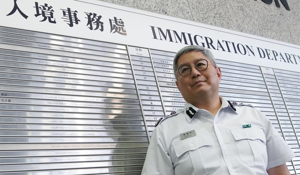 Director of Immigration Au Ka-wang. Photo: Winson Wong Director of Immigration Au Ka-wang. Photo: Winson Wong
