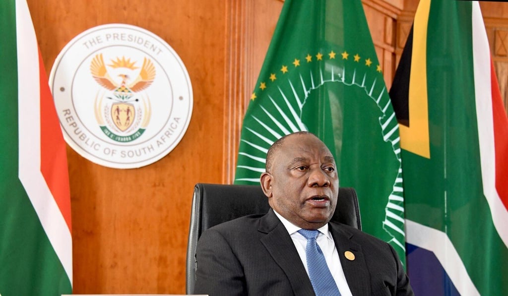 South African President Cyril Ramaphosa says the G7 plan is not a threat to China. Photo: Xinhua South African President Cyril Ramaphosa says the G7 plan is not a threat to China. Photo: Xinhua