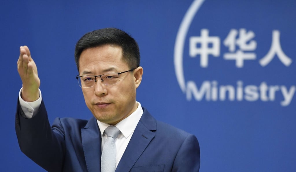 Foreign ministry spokesman Zhao Lijian said the investigation should not be politicised. Photo: Kyodo
