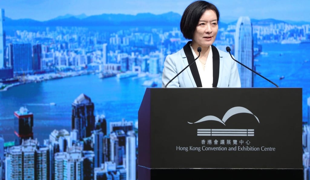 Lu Xinning, a deputy director from the central government’s liaison office in Hong Kong. Photo: Sam Tsang Lu Xinning, a deputy director from the central government’s liaison office in Hong Kong. Photo: Sam Tsang