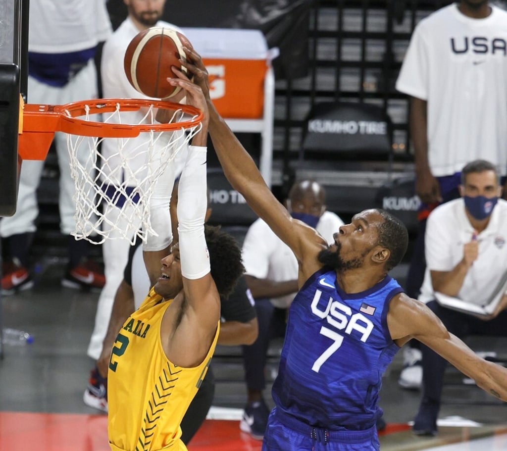 Kevin Durant looks to lead a US squad over a number of other dangerous nations. Photo: AFP