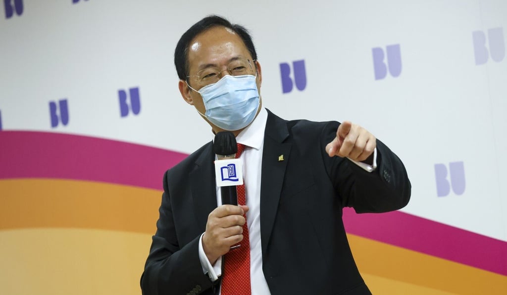 Alexander Wai took up the Baptist University presidency in February this year. Photo: May Tse Alexander Wai took up the Baptist University presidency in February this year. Photo: May Tse